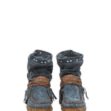 Wedge Moccasin Boots Rocket Silverstone Tempest