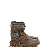 Wedge Moccasin Boots Rocket Silverstone Almond