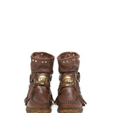 Wedge Moccasin Boots Rocket Wild Choco