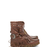 Wedge Moccasin Boots Rocket Wild Choco