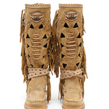 Wedge Moccasin Boots Squaw Silverstone Corn