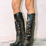 Western Leather Boots Katherine Wanted Chestnut