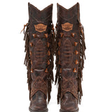Western Leather Boots Katherine Wanted Chestnut