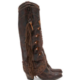 Western Leather Boots Katherine Wanted Chestnut