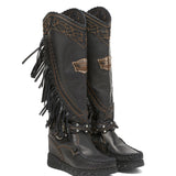 Wedge Moccasin Boots Judith Wild Void