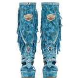 Leather Boot Sandals Juno Flowery Lily