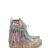 Wedge Moccasin Boots Maryann Flowery Orchid