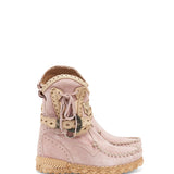 Wedge Moccasin Boots Greta Silverstone Rose