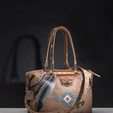 Studded Leather Bag Paige Saddle Wash