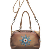 Studded Leather Bag Paige Saddle Wash