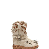 Wedge Moccasin Boots Maya Silverstone Ghost