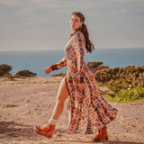 Wedge Moccasin Boots Elsa Silverstone Orange