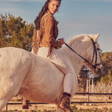 Fringed Leather Jacket River Silverstone Mou