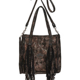 Studded Leather Bag Eclipse Jeckyll Rame