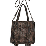 Studded Leather Bag Eclipse Jeckyll Rame