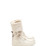 Wedge Moccasin Boots Brenda Camel Blanche