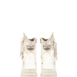 Wedge Moccasin Boots Lola Camel Blanche