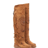 Wedge Moccasin Boots Fargo Silverstone Mou
