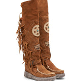 Wedge Moccasin Boots Fargo Silverstone Chandail