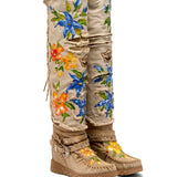 Wedge Moccasin Boots Clint Limited Arte Linen