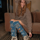 Clint Limited Taupe E Denim