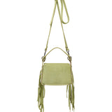 Fringed Leather Bag Daria Silverstone Apple