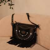 Hilary Studded Silverstone Carbon