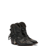 Western Leather Boots Kama Creep Nero