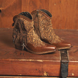 Western Leather Boots Kama Charrito Castan