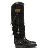 Western Leather Boots Kyber Charrito Ombra
