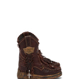 Wedge Moccasin Boots Hanid Creep Vino