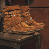 Wedge Moccasin Boots Melbourne Silverstone Mou