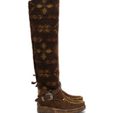 Wedge Moccasin Boots Friday Yukon Dawn