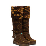 Wedge Moccasin Boots Friday Yukon Dawn