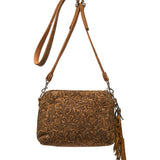 Fringed Leather Bag Brigitte Charrito Castan
