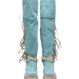 Wedge Moccasin Boots Delilah Silverstone Marine
