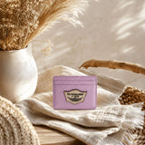 Premium Leather Wallet Wally Smooth Rose