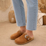Padded Leather Slip-on Harper Silverstone Mou