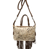 Studded Leather Bag Byron Deranch Natural