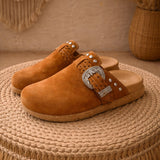 Padded Leather Slip-on Harper Silverstone Mou