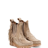 Wedge Moccasin Boots Anita Silverstone Corda