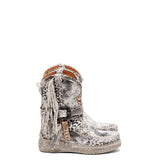Wedge Moccasin Boots Arya Leomarble White