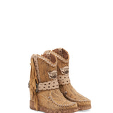 Wedge Moccasin Boots Arya Naga Dune