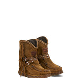 Wedge Moccasin Boots Arya Silverstone Tobacco