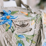 Studded Leather Bag Byron Limited Arte Linen