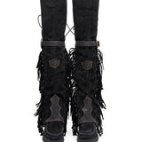 Wedge Moccasin Boots Coleen Silverstone Carbon