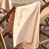 Cotton Beach Towel Dune Resort Ecru
