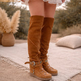 Wedge Moccasin Boots Dory Drainer Mou