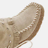 Wedge Moccasin Boots Mimi Silverstone Corda