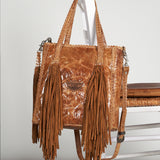 Studded Leather Bag Eclipse Woodlux Canyon